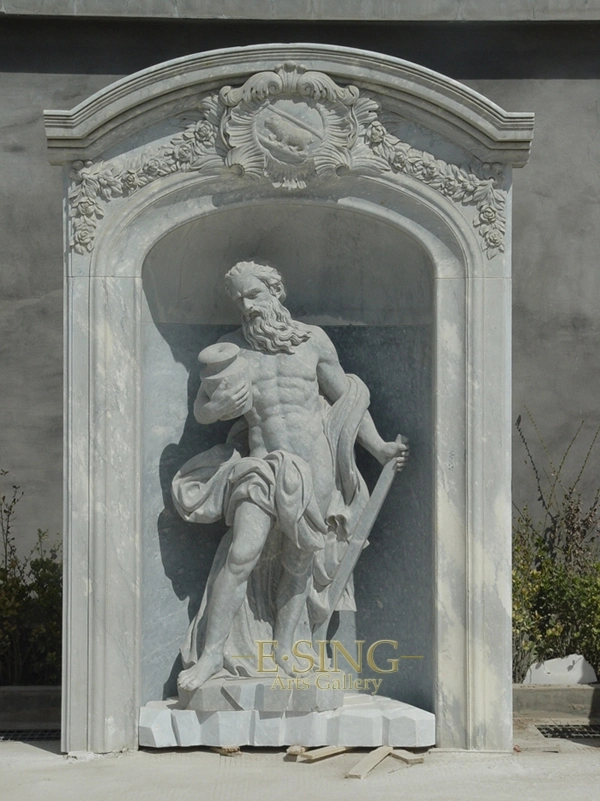 Factory Price Marble Door Surround with Figure Designs for House Decor