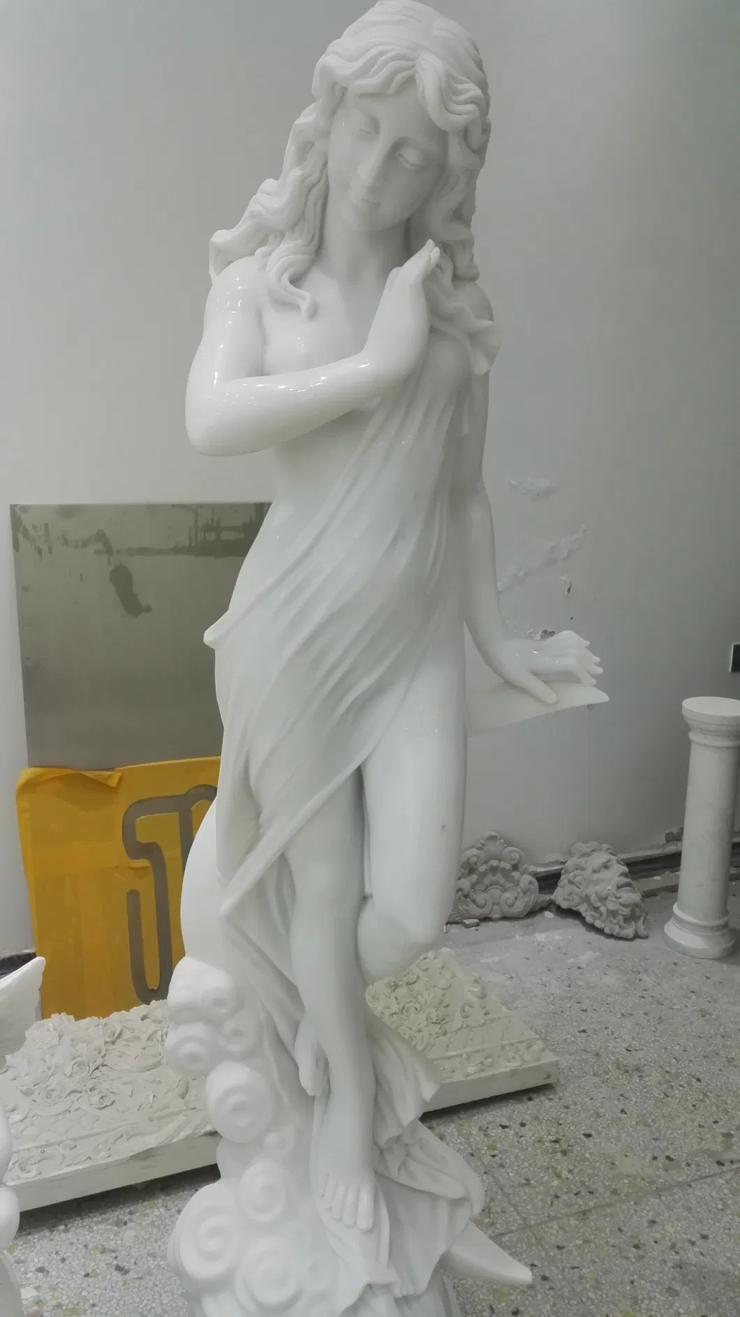 Stone Carving and Sculpture Woman Statue